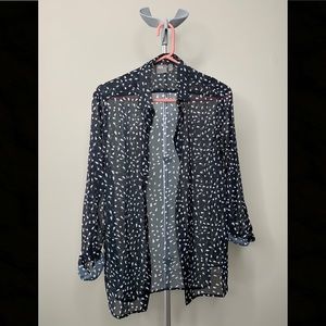 Long sleeve button up shear shirt from ASOS